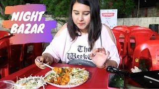 Surat Street Food (Ep 2) | Piplod Night Bazar | Golgappa Girl