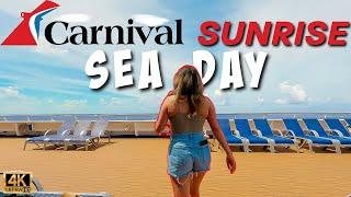 A Perfect Sea Day on Carnival Sunrise – Full Cruise Experience!