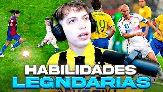 DAVOO XENEIZE REACCIONA A HABILIDADES LEGENDARIAS EN EL FUTBOL: MESSI, RONALDO, ZIDANE...