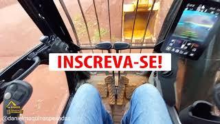 Ligando o Ar Condicionado da Escavadeira Hidráulica CATERPILLAR Nova Geração