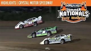 DIRTcar Summer Nationals Late Models | Crystal Motor Speedway | July 12, 2024 | HIGHLIGHTS