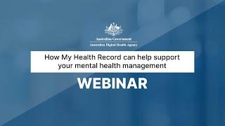 How My Health Record can help support your mental health management