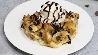 Croissant Bread Pudding {Banana and Chocolate!}