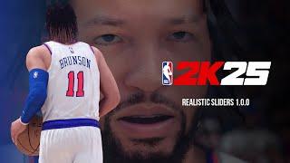 NBA 2K25: Realistic Sliders 1.0.0