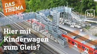 Über 2 Jahre Baustelle am Friedrichsdorfer Bahnhof | hessenschau DAS THEMA