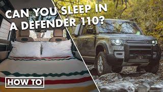 Land Rover Defender 110 | Can you sleep in it?