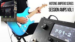 Session Amps vol1 Amp Pack for Hotone Ampero Series | Playthrough (9 High Quality Amp Match)