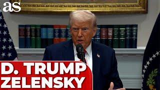 DONALD TRUMP RESPONDS HARSHLY after ZELENSKY MEETING | UKRAINE - USA