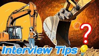 Excavator Operator Job Interview Tips || Operator Safety Guidelines