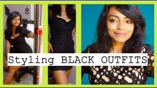 Styling Black Outfits | MERMAID BIDISHA