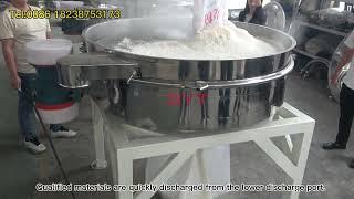 Industrial automatic flour sieving sifter shaker machine direct discharge sifter