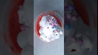 (ASMR) PINK FLUFFY SLIME #shorts #asmr #slime