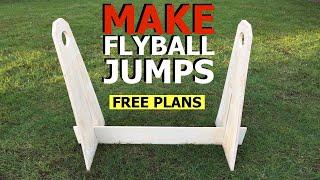 How to make Flyball Jumps // TIPS AND TRICKS from a builder // FREE PLANS