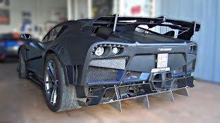 Twin Turbo Mazzanti Evantra Millecavalli Prototype BRUTAL SOUNDS | 7.3 liter Twin Turbo V8 Engine