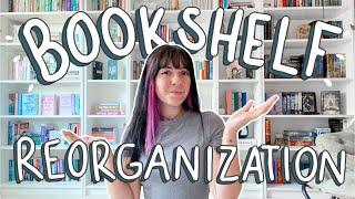 bookshelf organization (build and reorganize my bookshelves with me!)