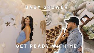 GRWM FOR MY BABY SHOWER 