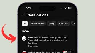 [Known Issue] [10/03/2024] Channels Removed for Spam & Deceptive Practices