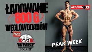 ŁADOWANIE PRZED WNBF | DZIEŃ JEDZENIA | 800G WĘGLOWODANÓW | PEAK WEEK | POZOWANIE