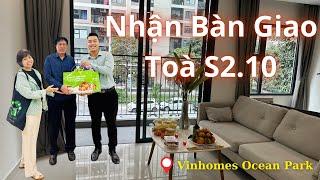 Nhận Bàn Giao Căn Hộ toà S2.17 - The S Vista - Vinhomes Ocean Park
