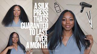 Bone STRAIGHT Silk Press That Last 4-6 Weeks | Pro Tips & Techniques | STRAIGHT NATURAL