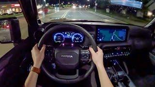 2024 Toyota Land Cruiser First Edition - POV Night Drive (Binaural Audio)