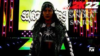 WWE 2k22 | CAW Showcase: Sandra Santos [Update ]