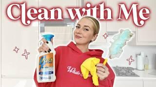 SPRING clean my first home with me!  chatty deep clean motivation