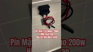 Pin Mặt Trời  Mono 200w giá 1tr150k bao ship . LH 0355.066.009 #thanhtungsolar