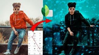New Snapseed Dark Blue Effect Photo Editing Trick  | Snapseed Background Colour Change Trick