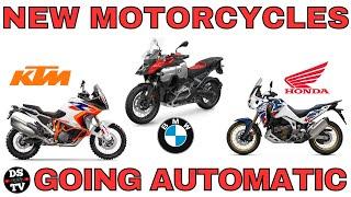 New Motorcycles Going Automatic (BMW R1300GSA, KTM 1390 Super Adventure R, Honda Africa Twin)