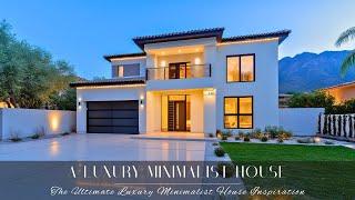 Modern Serenity: The Ultimate Luxury Minimalist House Inspiration