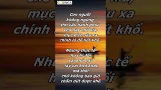 Tìm cầu Hạnh Phúc liệu có hết được Khổ đau? #shorts #gosinga