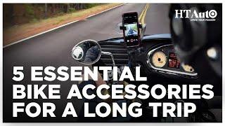 5 Essential Bike Accessories for a Long Trip | All Things Auto | HT Auto