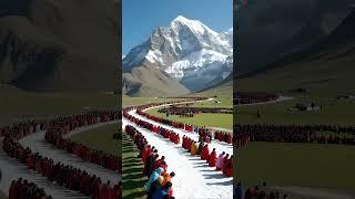 Magical view of Mount Kailash️ #mountkailash #spritual #prayer #kailash#himalayas #mountains