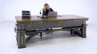 The Great Western Desk | Steel Vintage - The Industrial Furniture Company