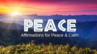 Peace of Mind Affirmations: Based on the Law Of Attraction + Nature Sounds of waves