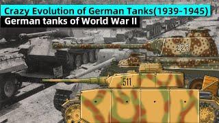 The Crazy Evolution of German Tanks(1939-1945) - Cucumber history