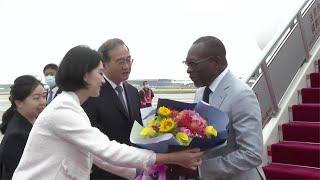 Beninese President Patrice Talon arrives in Beijing for state visit