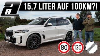 BMW X5 xDrive 30d vs. WLTP | ÜBER 15 Liter? SO viel verbraucht er wirklich! | 80 vs. 130 vs. VOLLGAS