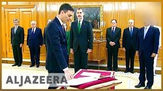  Pedro Sanchez sworn in as Spain's new PM | Al Jazeera English