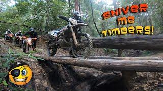 SHIVER ME TIMBERS! Yamaha WR250R, KTM. Watagan State Forest. Adventure Motorcycle Riding