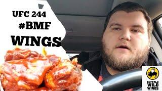 JTwoH Eats | Buffalo Wild Wings UFC 244 #BMF Wings