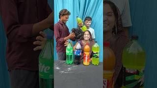 Best guess the cold drinks funny punishment family challenge #shorts #game