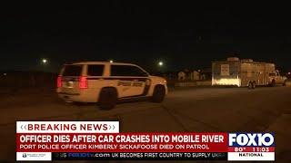 Alabama Port Authority police officer's body recovered after cruiser goes into Mobile River