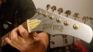 Lady Luck guitar from Michael Ivey. Freebird South Rock Style