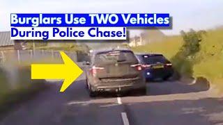 INTENSE Police Chase: Burglars RAM THREE Police Cars During Pursuit!