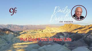 March 10 | Daily Devotion | Put God First In Your Life | Zac Poonen