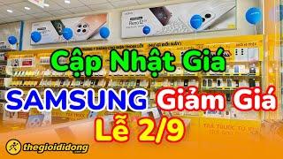 Cập Nhật Giá Điện Thoại SAMSUNG Lễ 2/9 tại THẾ GIỚI DI ĐỘNG #quyengbox