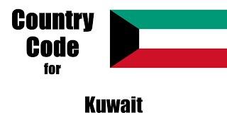 Kuwait Dialing Code - Kuwaiti Country Code - Telephone Area Codes in Kuwait