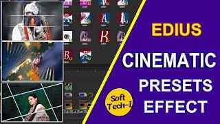 Cinematic colour& masking preset ||edius presets effect download || 2024 ! Soft Tech-I